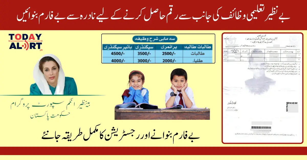 NADRA Form B is Necessary To Get Enrolled in Benazir Taleemi Wazifa