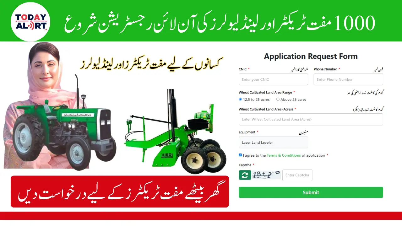 1000 Free Tractors and Land Levelers Online Registration Started By Govt Punjab